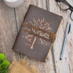 Capture your thoughts and memories in style with this exquisite handmade journal