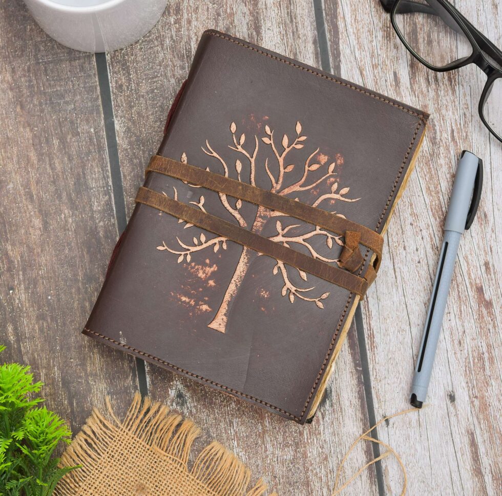 Capture your thoughts and memories in style with this exquisite handmade journal