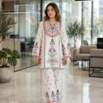 Turkish Cotton Co-ord Set for Women living room front view