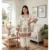 Rayon Cotton Co-ord Set for Women side walking indoor lifestyle